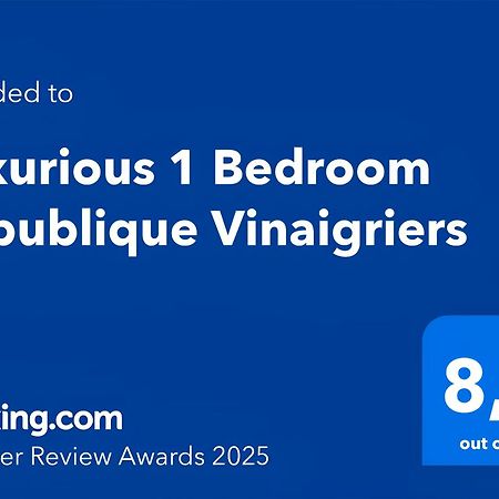 Luxurious 1 Bedroom Republique Vinaigriers Free Netflix Paris Exterior photo